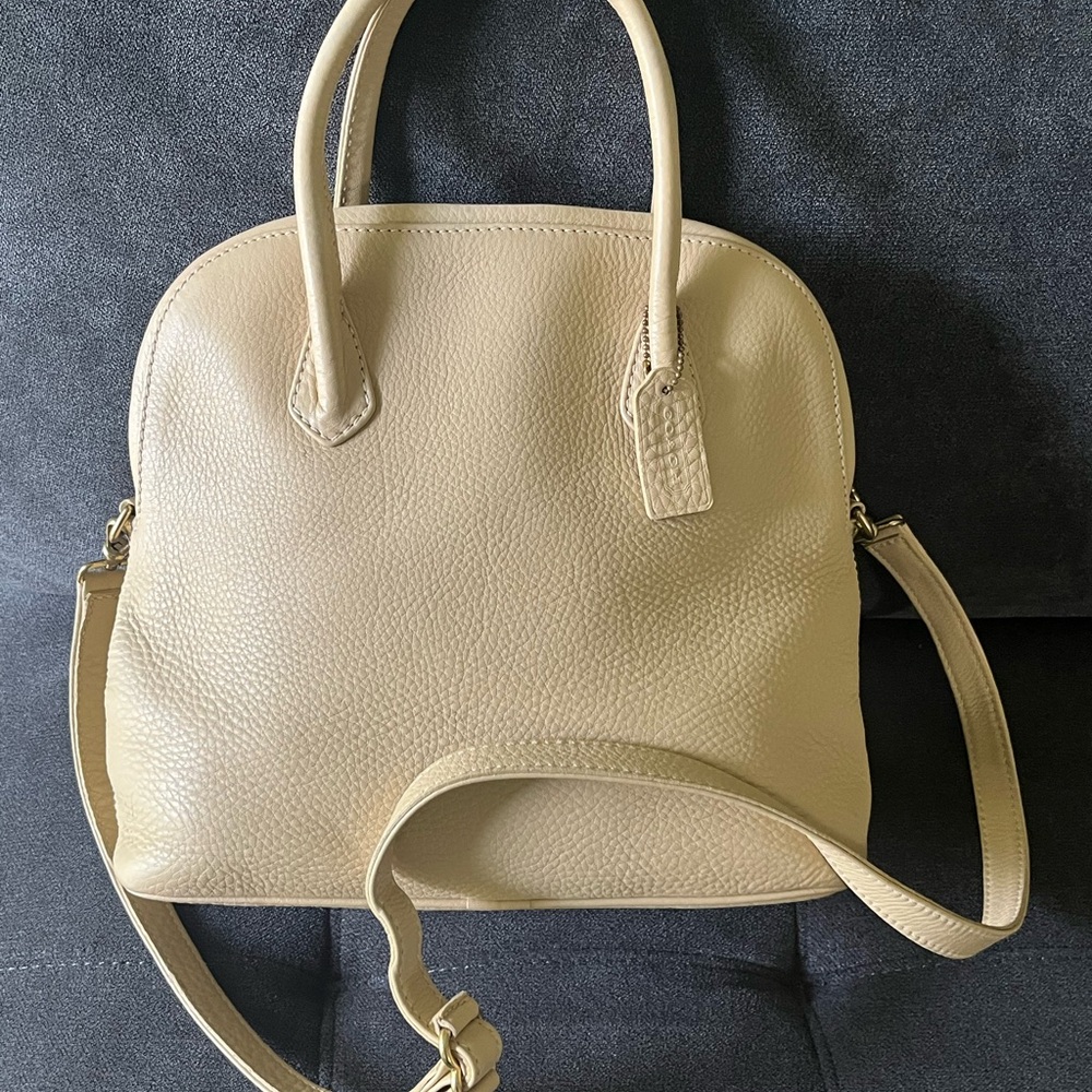 Coach Vintage Sonoma Satchel # 4921 Leather Shoulder Bag Authenticated
